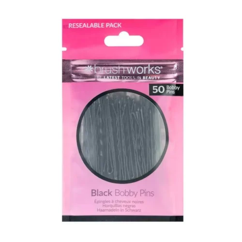 imagen horquillas negras 50 unidades brushworks