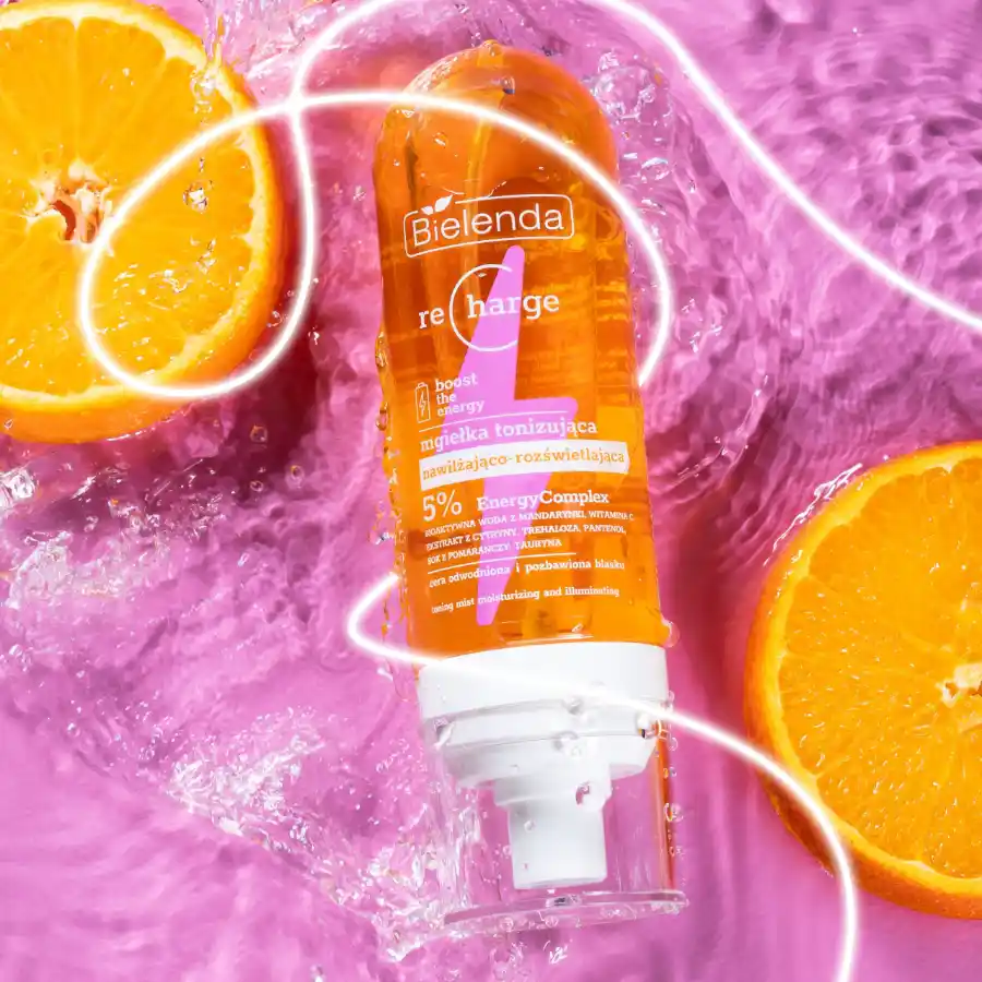 imagen bruma facial iluminadora bielenda recharge creativa