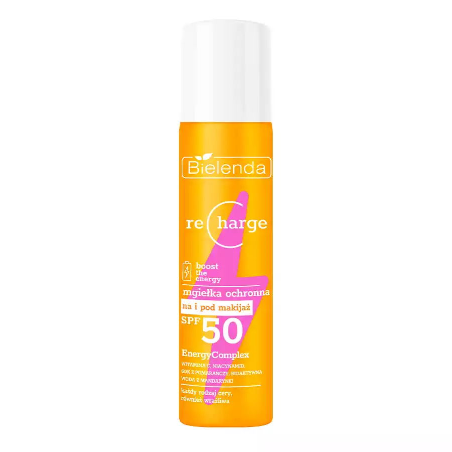 imagen bruma facial spf50 bielenda recharge