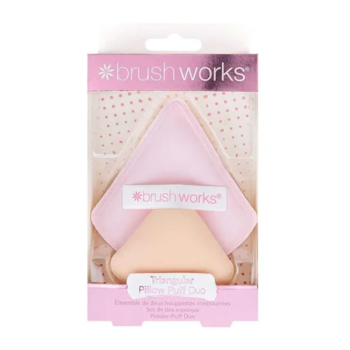 foto borla de maquillaje triangular acolchada brushworks