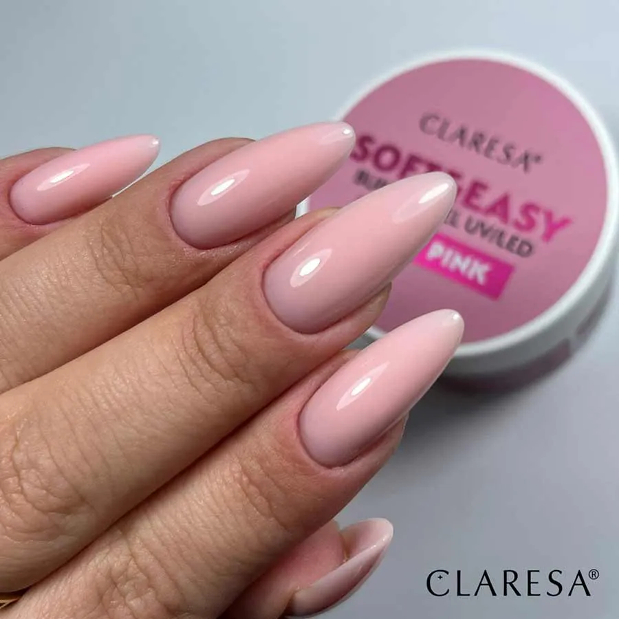 foto builder gel soft and easy baby pink claresa 6