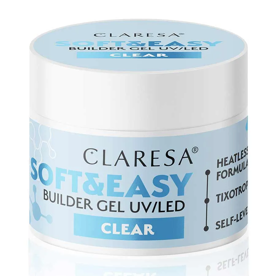 foto builder gel soft and easy clear claresa