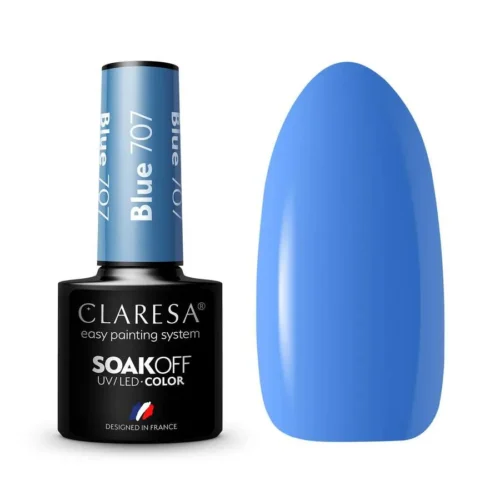 foto foto esmalte semipermanente azul claresa 707