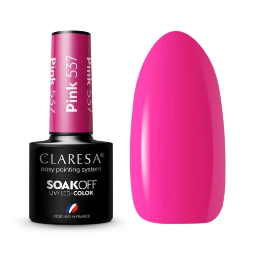 foto esmalte semipermanente rosa claresa 537