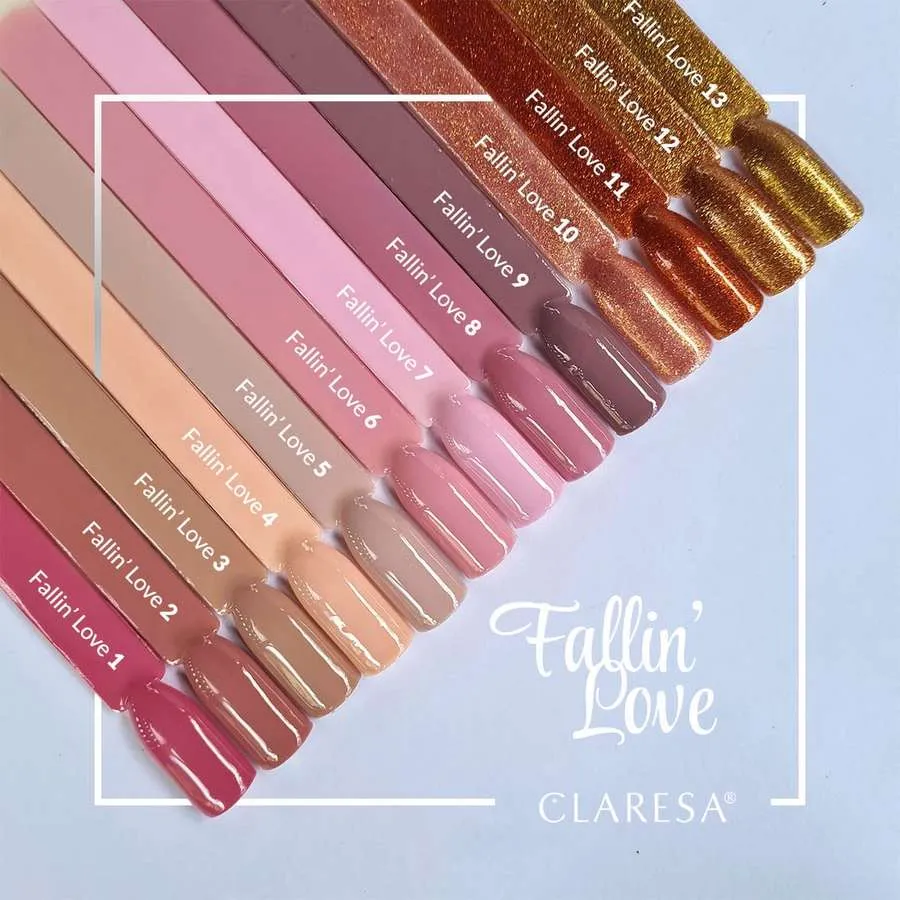 foto esmalte semipermanente fallin love claresa tonos