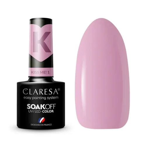 Esmalte semipermanente Kiss Me Claresa 01