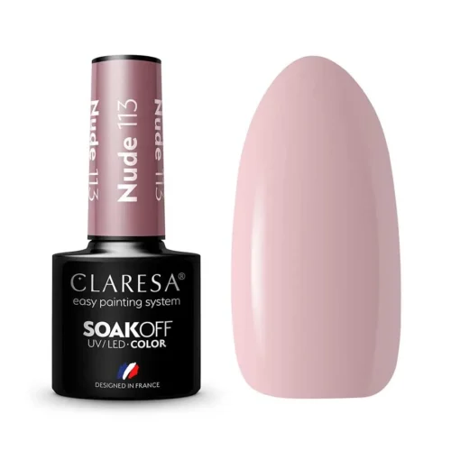 Esmalte semipermanente nude Claresa 113