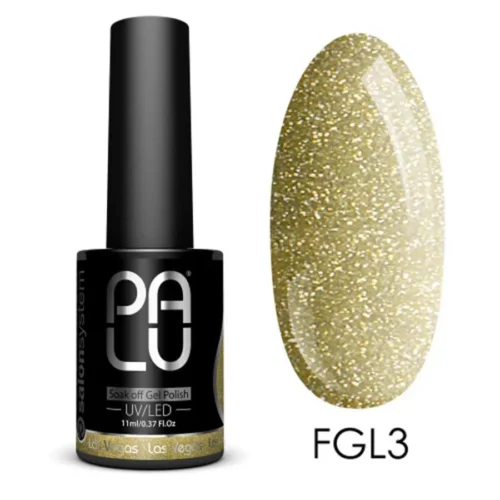 Esmalte semipermanente Palu Las Vegas Full Glitter FGL3