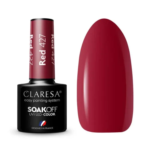 Esmalte semipermanente rojo Claresa 427