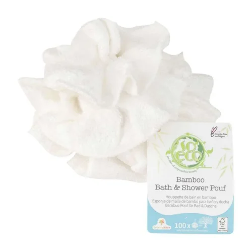 foto esponja de bambu para ducha so eco