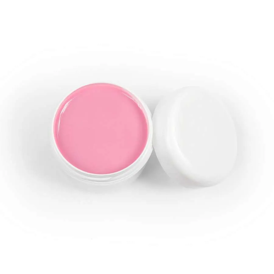 foto gel de construccion milky pink claresa 1