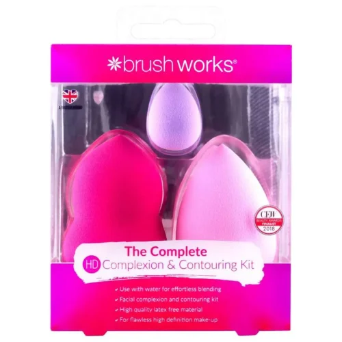 foto set de esponjas de rostro y contorno brushworks