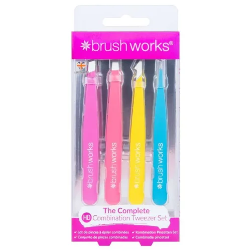 foto set de pinzas depilatorias brushworks