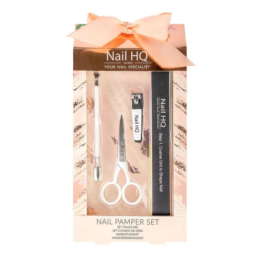 foto set de regalo cuidado de uñas nail hq
