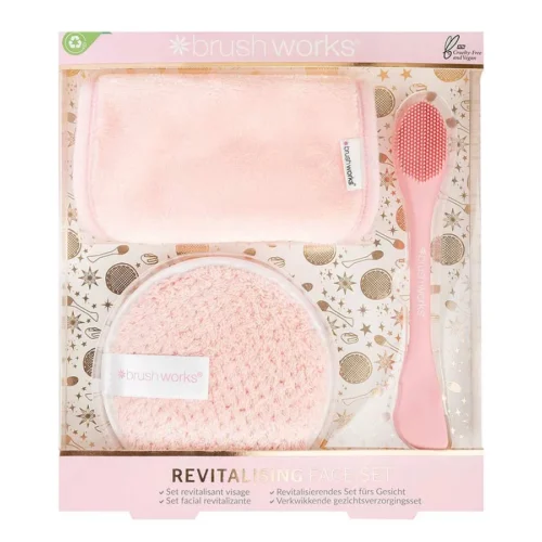 foto set de regalo facial revitalizante brushworks