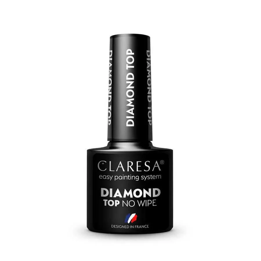 foto top coat semipermanente diamond no wipe claresa
